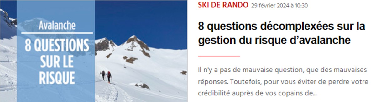 8 questions sur le risque