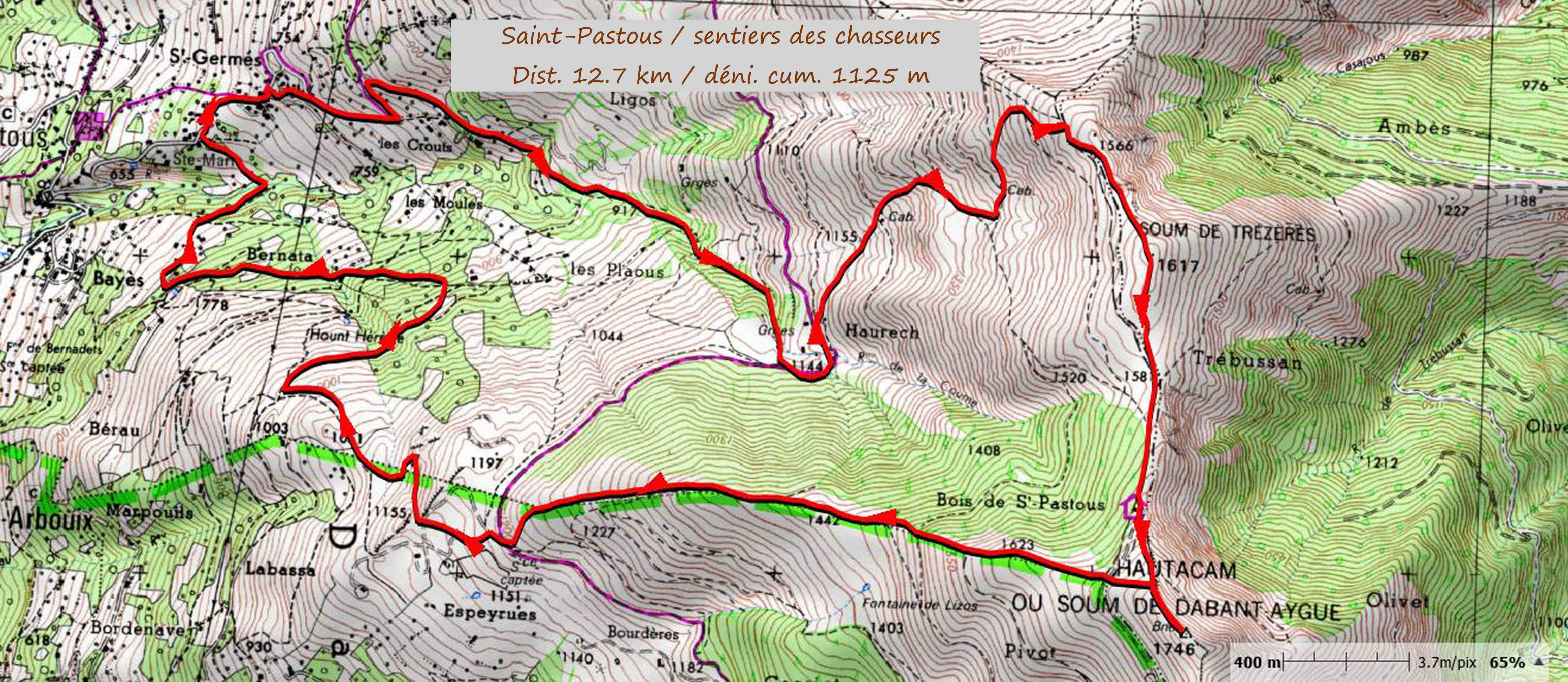 Tracé Dabant Aygue