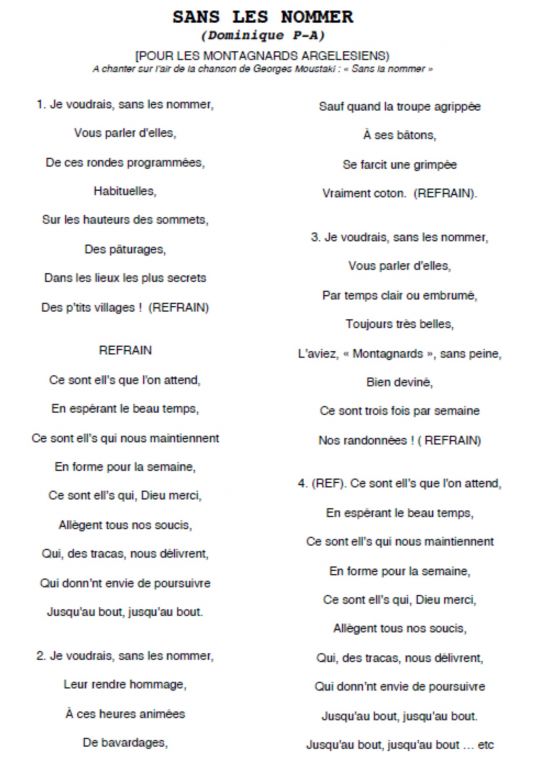 CHANSON